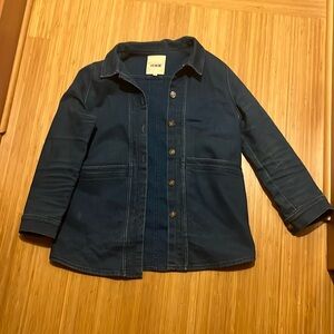 Sezane Willa jacket in size 10A in denim